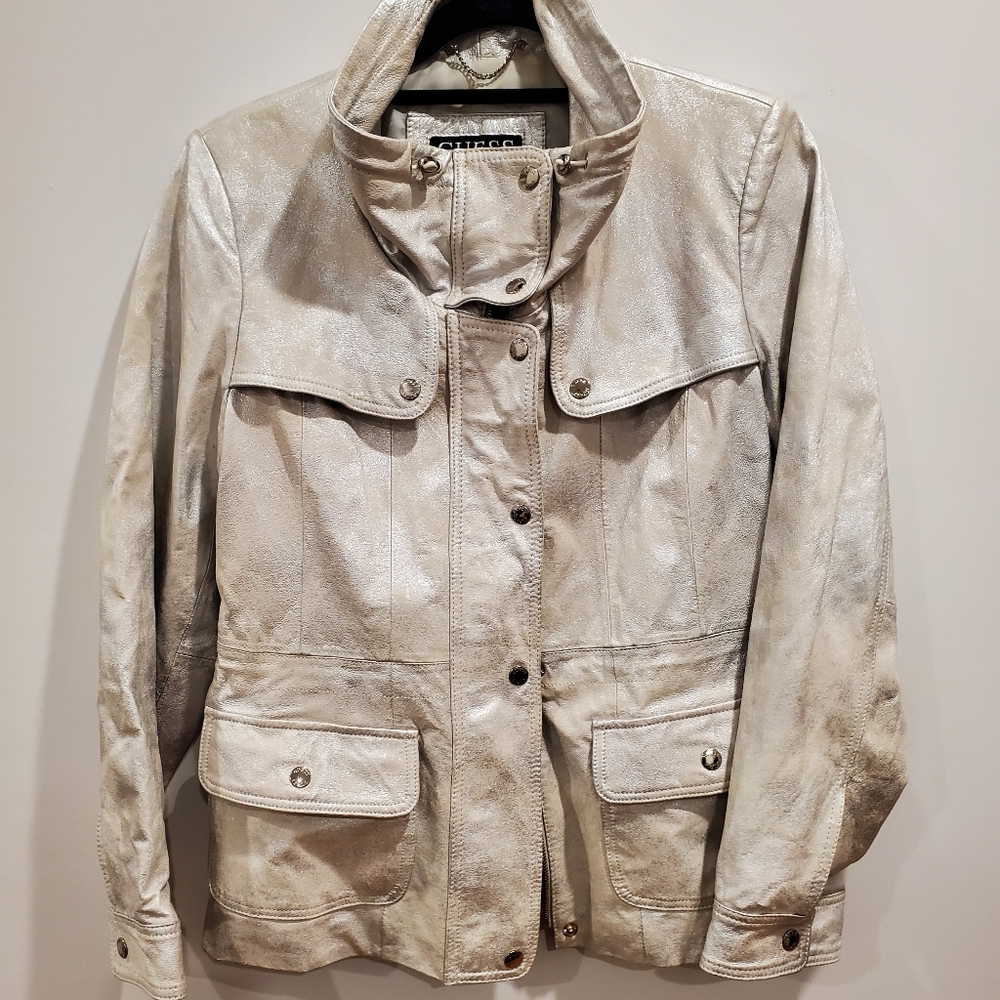 Guess leather jacket